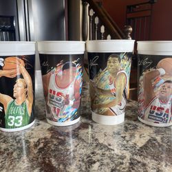Vintage 90’s Dream Team & All Star collector’s cups