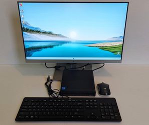 23" HP Elite Mini 600 G9 Desktop Windows 11 Pro