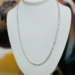 925 Sterling Silver Cuban Chain