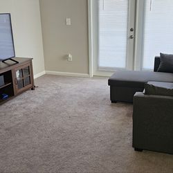 Entertainment center and night stand