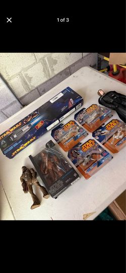 Star Wars Collectibles Bundle – Black Series, Hot Wheels & Lightsaber