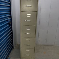 Metal File Cabinet With Key For Letter Size Paper $ 100 Each 