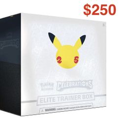 Pokémon Celebrations TCG Elite Trainer Box ETB Pokemon SEALED
