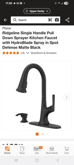 Kitchen Faucet - Matte Black