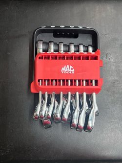 MAC Tools 14pc 12-Point Metric MM Stubby Reversible Ratcheting Wrench Set 6-19mm SRWMS214PTA