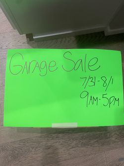 GARAGE SALE-Clothes,shoes,tools, kitchen equipment, DEALS & more!!! ***Check Dis.***