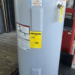 40 And 54 Gallons Electric Water Heater 1 Year Warranty Garantia Por Escrito 