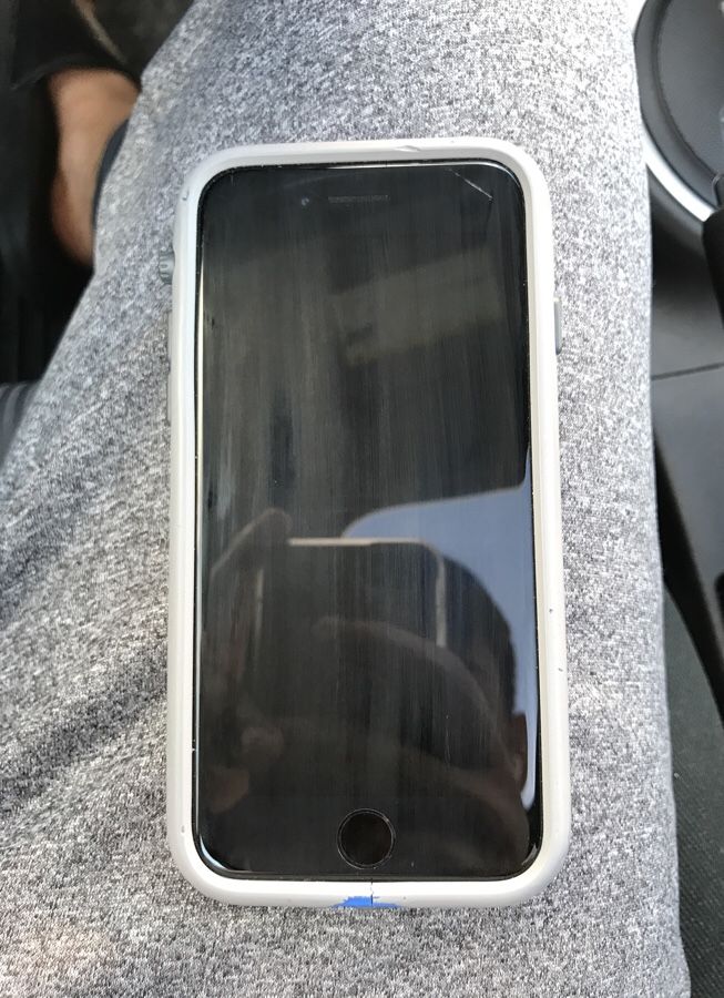 iPhone 8 with case (UNLOCKED)works with any company