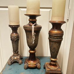3-Piece Candle Holders