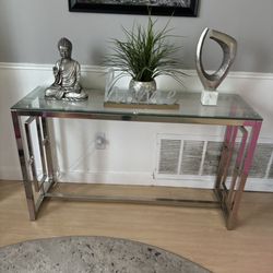 Glass Console table 