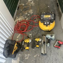 Air gun Compressor And Guns 