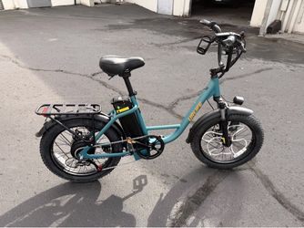 URLIFE E20 Electric Bike 20” Fat Tire 48V Battery
