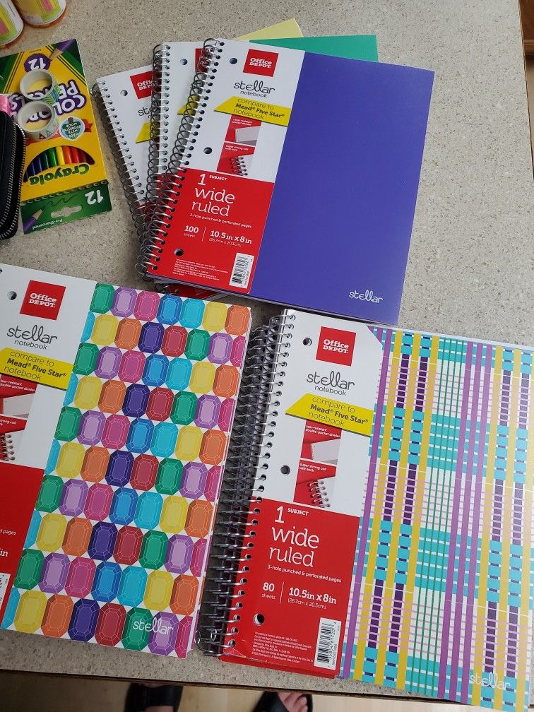 New-wide Ruled Notebooks
