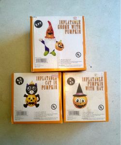 Three Halloween Inflatables - New in Boxes - Pickup in Glendora