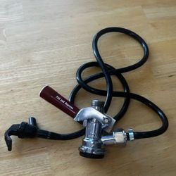 Beer Tap with Keg Coupler & Gas Regulator