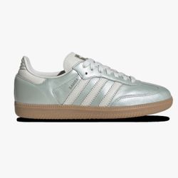Adidas Samba OG Women's Sneakers Linen Green Metallic/Off White/Cyber Metallic