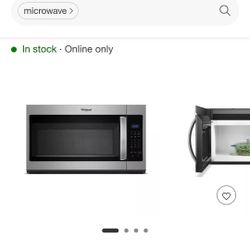 Whirlpool WMH31017HS 1.7 Cu. Ft. Stainless Microwave Hood Combination