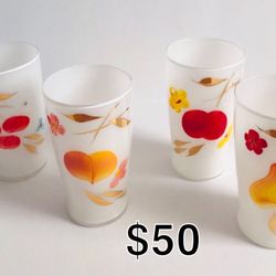 Vintage  Assorted  Wine Glasses 