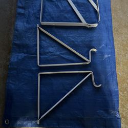 Set Of 5 long / Short Supports Brackets 
