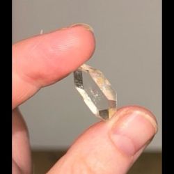 large Herkimer diamond crystal