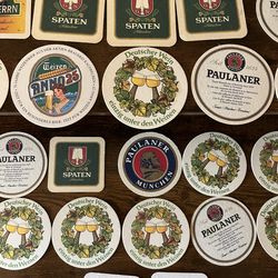 Vintage German Drink Coasters