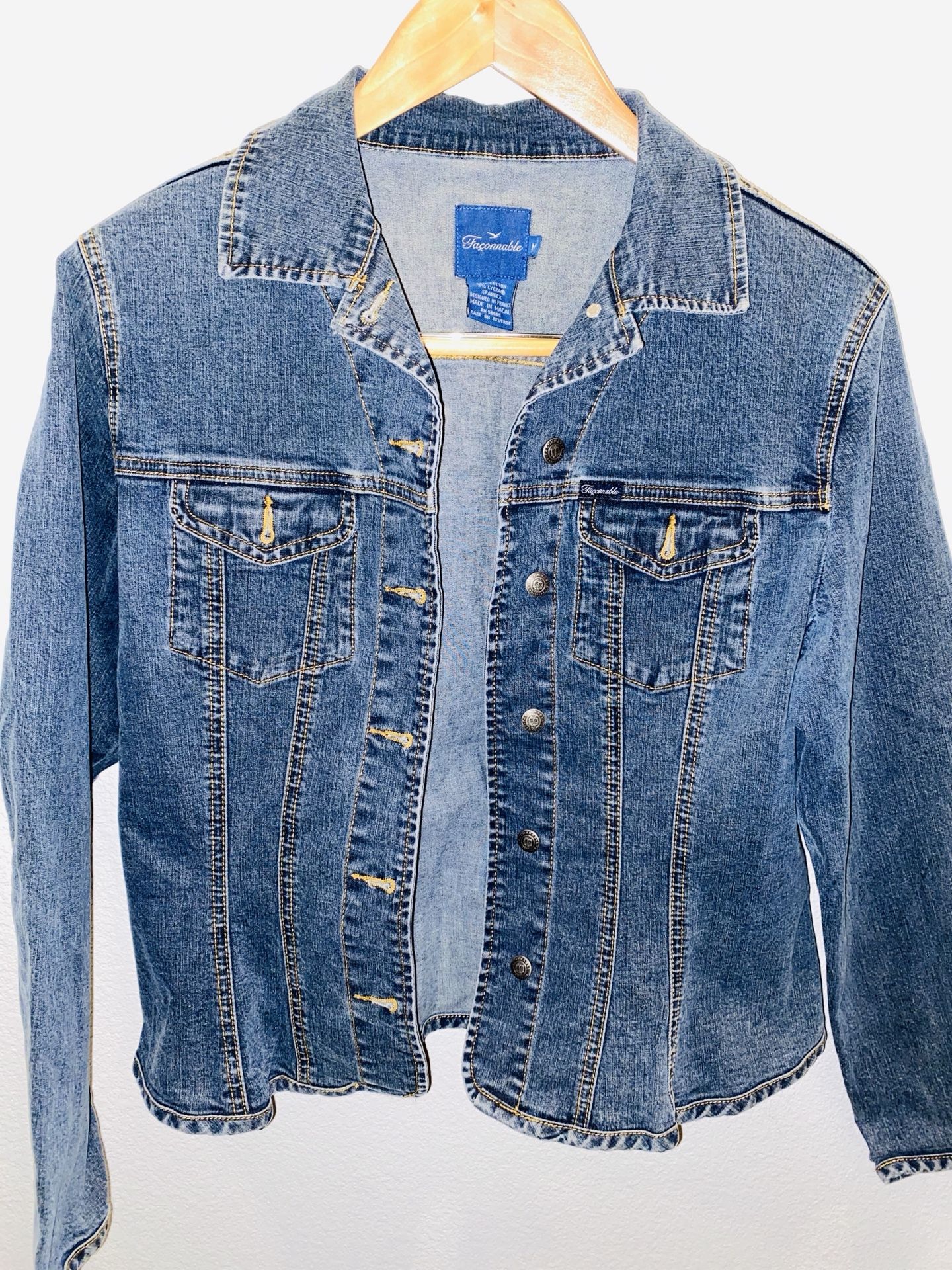 Matching jean jacket size M and Jeans size 10
