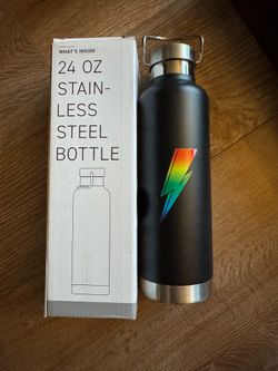 New 24 oz Stainless Steel Insulated Water Bottle – Human Rights Campaign x Hopscotch