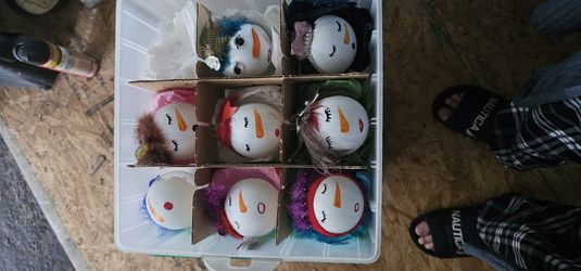 Hand Made Christmas Balls 