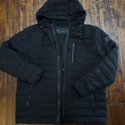 Moose Knuckles Hooded Down Jacket 