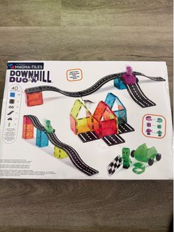 Magna-tiles downhill duo