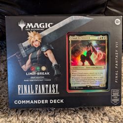 Magic the Gathering Commander Deck Final Fantasy VII Cloud Limit Break