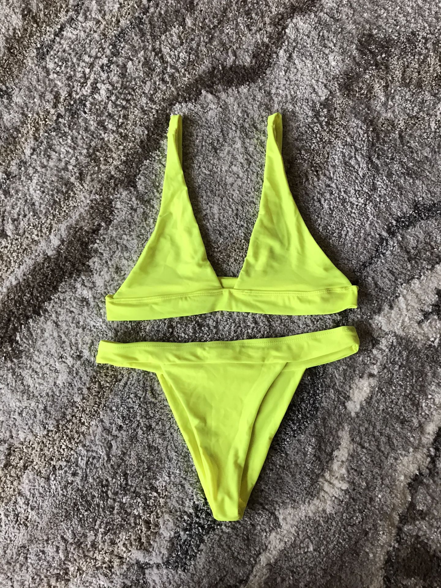 Neon Yellow ~ Two Piece ~
