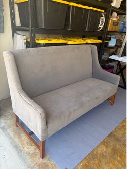 Gray world market bench
