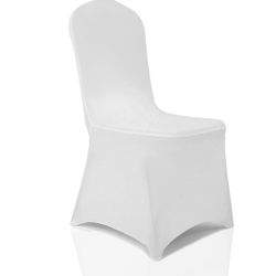 Bricia 20 PCS Sliver Stretch Spandex Chair Slipcovers, Dining Room Chair Covers Stretch Chair Slipcovers Protector For Wedding, Banquet, And Party