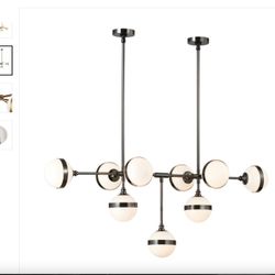 Unused LARGE PEGGY GUGGEN CHANDELIER from France & Sons