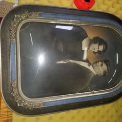 Old Photo In Very Old Nostalgic Frame