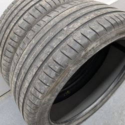 2 tires 255/40/21 Pirelli Pzero P zero