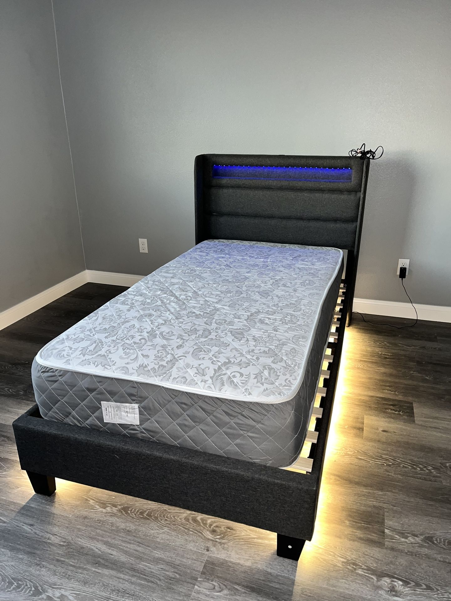 Twin Bed Frame And Mattress 