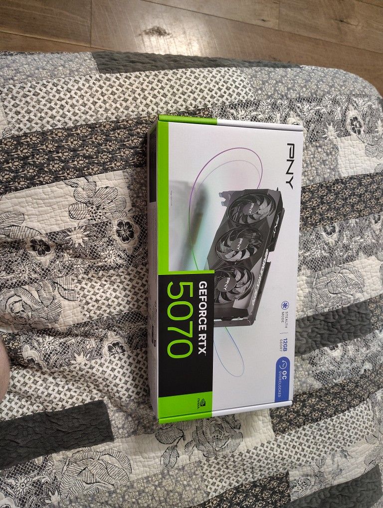 GPU Rtx 5070 (Msrp) (Sealed) Will Eat Taxes Myself.