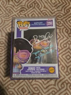 Funko Pop K-Pop Demon Hunters Jinu #2259 Chase Signed