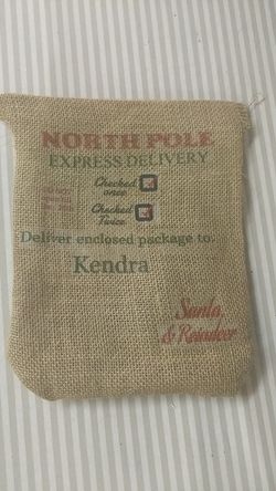 Customized santa sacks
