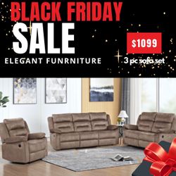 3 Pc Sofa Loveseat Any Recliner 