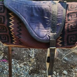 Navy Bareback Pad For Horse Riding