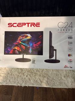 Sceptre C24 24” Curved Gaming Monitor – 1080p Full HD