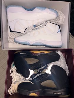 Jordan 11s legend blue and Jordan 5 AMM both size 9.5