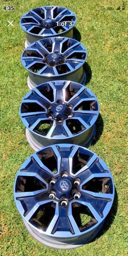 2023 TOYOTA 17" WHEELS LIKE NEW FOR ANY TACOMA 4RUNNER TUNDRA SEQUOIA OR T-100 WITH 6LUGS