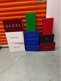 Designer shoe boxes