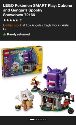 LEGO Pokemon SMART Play: Cubone and Gengar’s Spooky Showdown