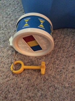 VINTAGE 1976 FISHER PRICE XYLOPHONE DRUM 421