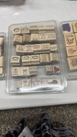 Vintage Retired Rubber Stamps